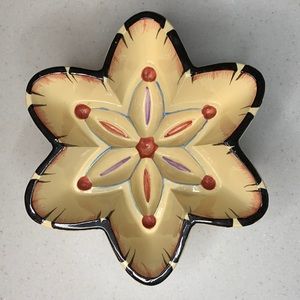 Handmade Flower Dish with Feet by H. Siegfried Soufflenheim